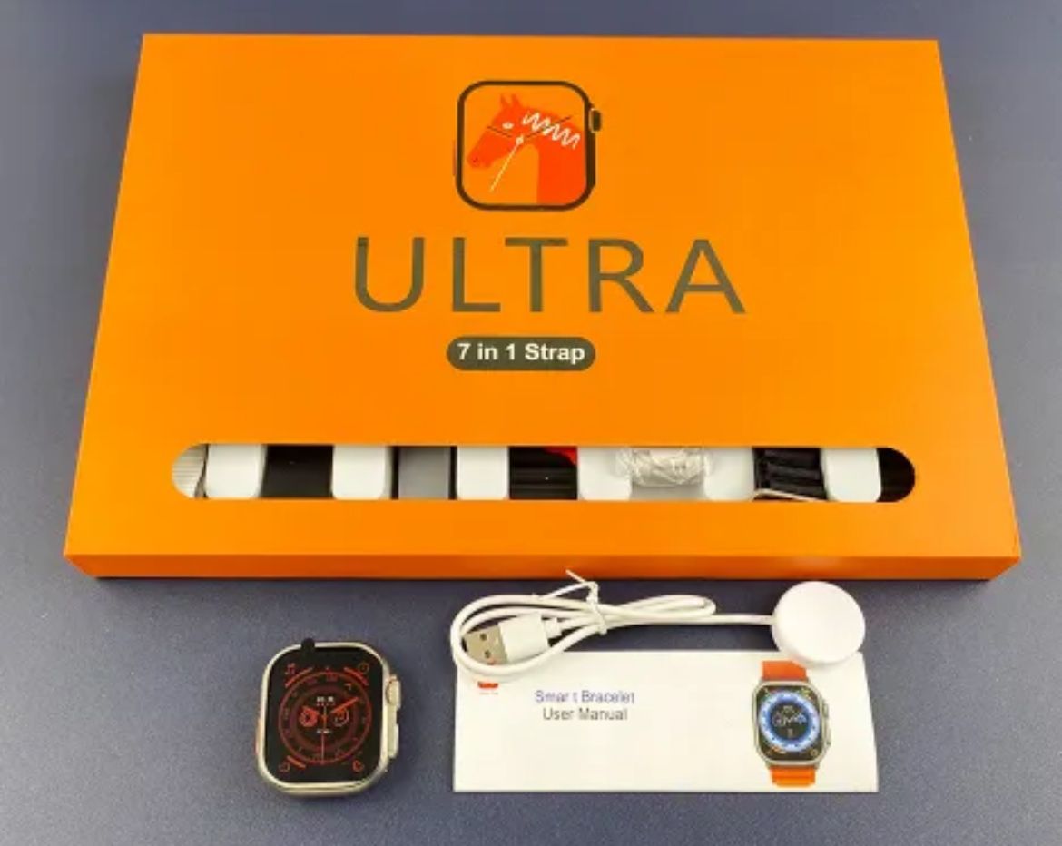 Ultra 7 IN 1 Smart Watch With 2.1 Inch Full HD Screen