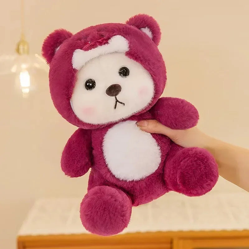 Hoodie Purple Plush Toy Teddy Bear